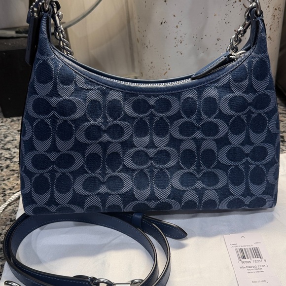 Coach Juliet Shoulder Bag 25 In Signature Denim - Picture 6 of 9